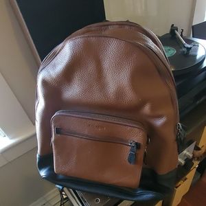 Coach West Backpack Brown Leather